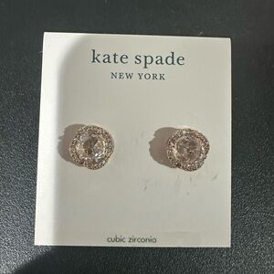 Kate Spade “That Sparkle” Rose Gold Flower Stud Earrings